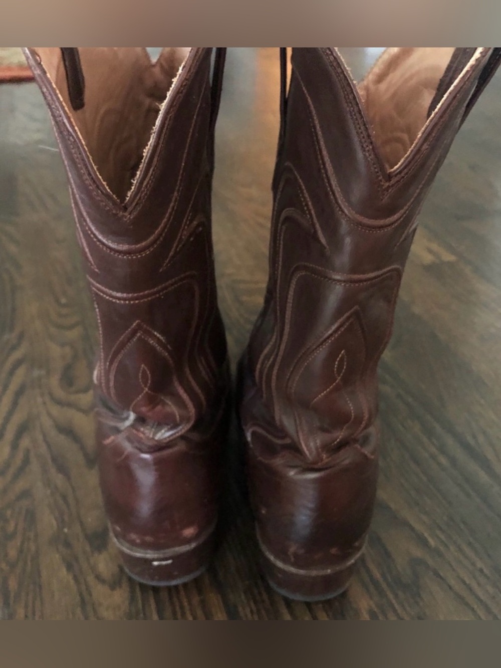 Tecovas Dark Brown Western Boots - Picture 4 of 4